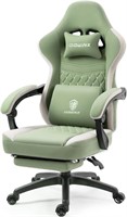 Dowinx Gaming Chair w/ Footrest, Green