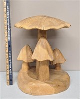 Wood Mushroom Garden Art