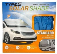 SOLAR SHADE 3 PIECE SUNSHADE SET CAR