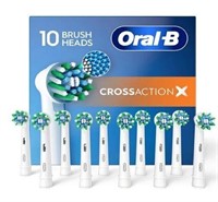ORAL B CROSSACTION REPLACEMENT BRUSH 10CT RET.$42