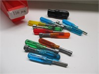 12 Xcelite Various Mini Nut Drivers