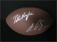 BAKER MAYFIELD MIKE EVANS SIGNED FOOTBALL COA