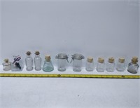 miniature jar and bottle collection