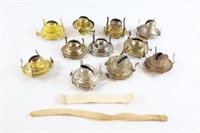 Bronze / Brass Oil Lamp Burners - Various Styles