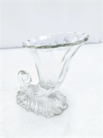 Heisey Glass Cornucopia Horn Vase & More