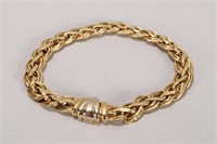 Italian 18ct Gold Bracelet,