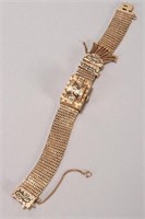 Ladies Paul Buhre 14ct Gold Bracelet Wristwatch,