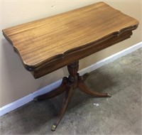 ANTIQUE FLIP TOP TEA TABLE