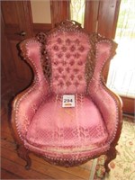 French Wing Back Chair 32" x 31" x 45"