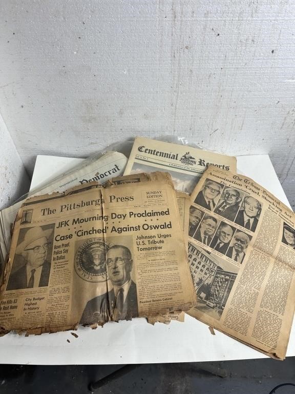 Johnstown Flood and Asst. Newspapers