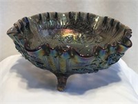 Imperial Glass "Rose" Amethyst Art Glass Bowl