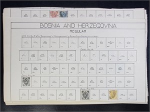 Bosnia and Herzegovina Stamps Used and Mint hinged