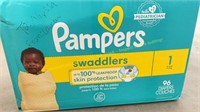 96 ct. Pampers #1 Swaddlers