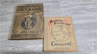 Early 1900s Geography Textbooks