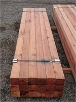 4"x4"x8' Heart Redwood Posts (18 PCS)