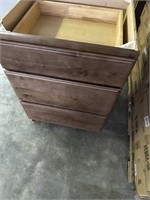 MOCHA DISTRESSED 24" VANITY DRAWER BASE