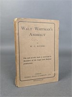 Walt Whitman's Anomaly