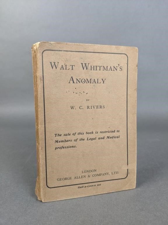 Walt Whitman's Anomaly