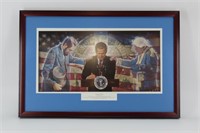 Presidential Print: Praying for Peace