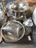 PLATED & PEWTER SERVING PCS.