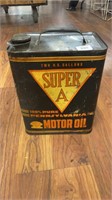 Super A Motor Oil 2 Gallon Can