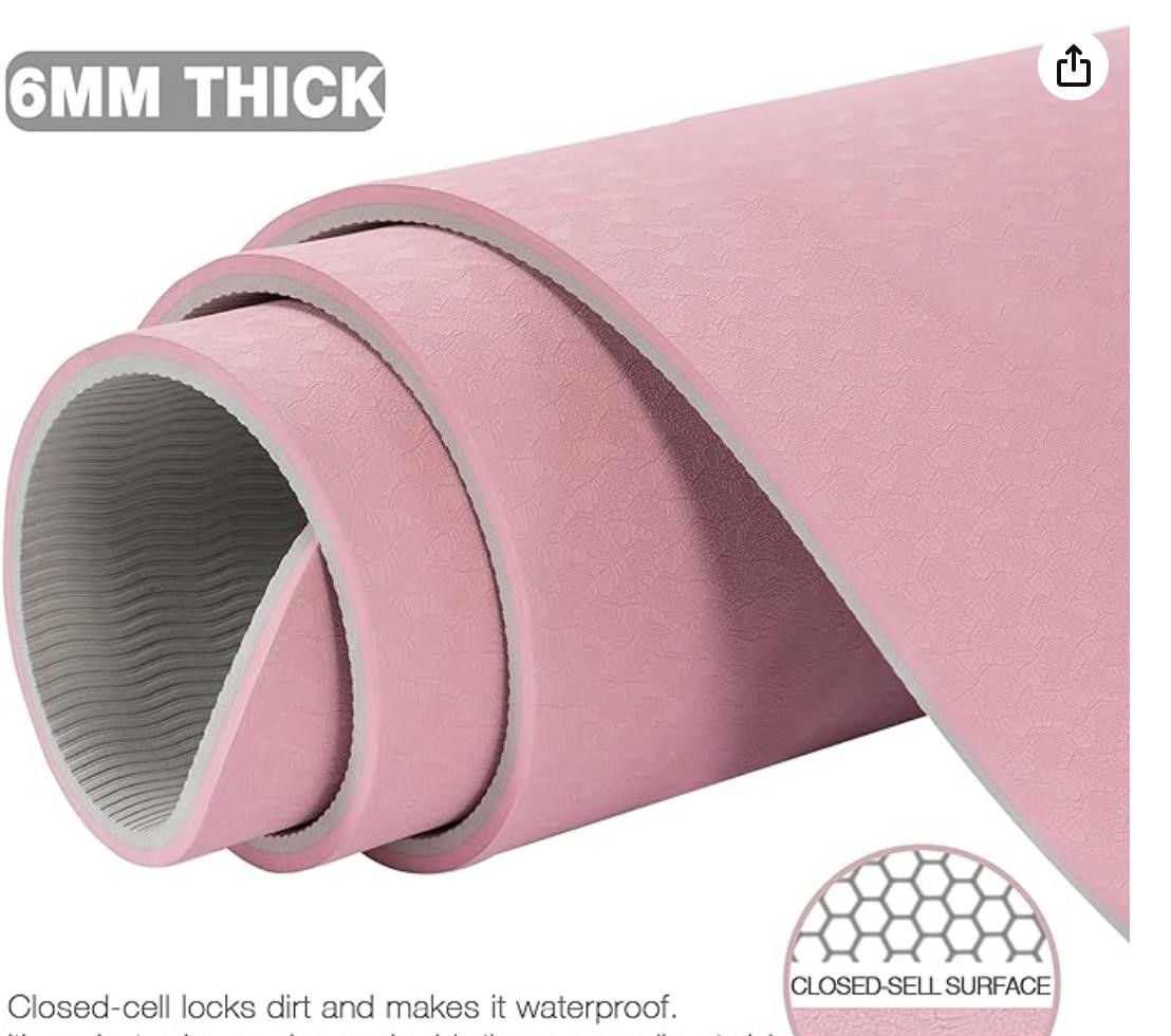 Large Yoga Mat for Men and Women