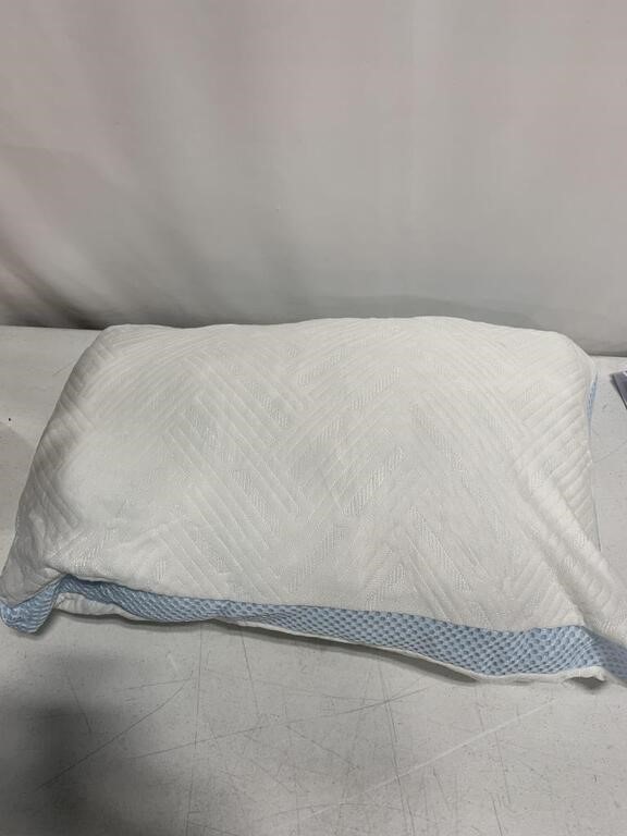 MEMORY FOAM BED PILLOW NEEDS CLEANING 22 x15IN