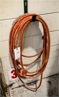 Heavy Extension Cord and (3) Exhaust Hoses