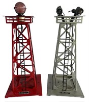 LIONEL BEACONS AND FLOOD LIGHT TOWERS