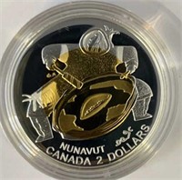 1999 Nunavut Proof $2 Coin