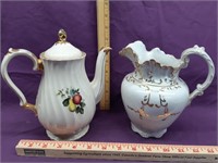 Saddler Teapot And S Ford Pitcher