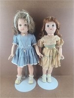 Vtg Ideal & Effanbee Dolls (22" & 20")