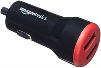 New AmazonBasics Dual-Port USB Car Charger