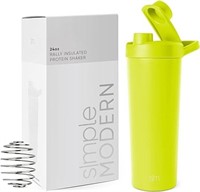 Simple Modern Stainless Steel Shaker Bottle with B