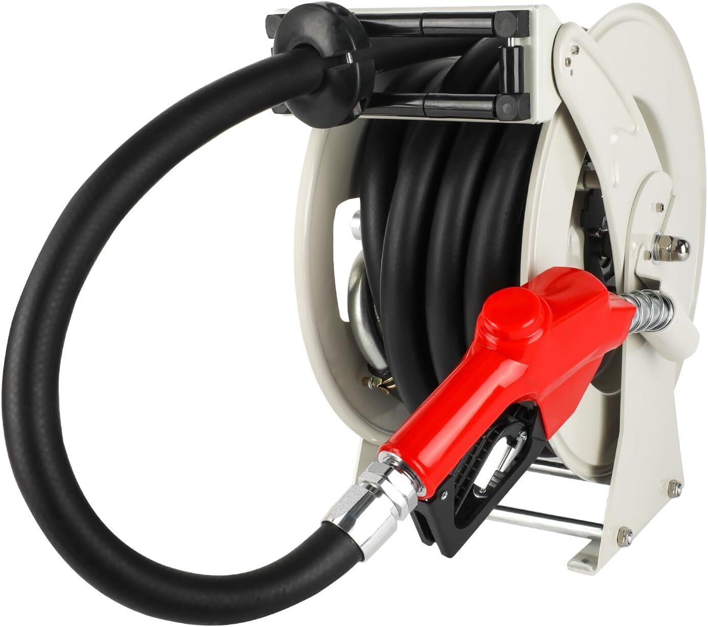 Fuel Hose Reel  1 x 32' Retractable Diesel Hose