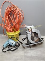 Circular Saw & Drill & Extension Cord