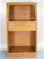 Mid-Century Modern Oak Bedside Stand