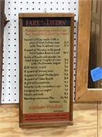 9x19 Wood Tavern Sign