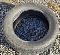 BF Goodrich tire, approximately 23" around