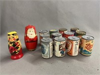 Candy Containers with Ornament and Nesting Dolls