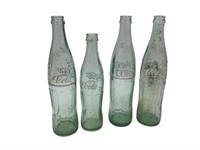 Vintage Coca-Cola Glass Bottles-16 oz-Retro Design