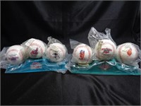 6 Cleveland Indians Baseballs from McDonalds