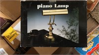 Brass piano lamp
