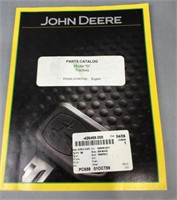 John Deere model D parts catalog in English