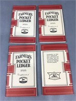 4 copies of farmers pocket ledger based on the