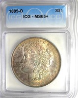 1885-O Morgan ICG MS65+