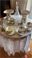 Teacups, Decanter, Serving Dishes