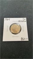 1964 Jefferson nickel BU++