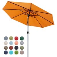 Tempera 9ft Patio Market Outdoor Table Umbrella wi