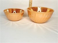 2 Vintage Fire King Mixing Bowls